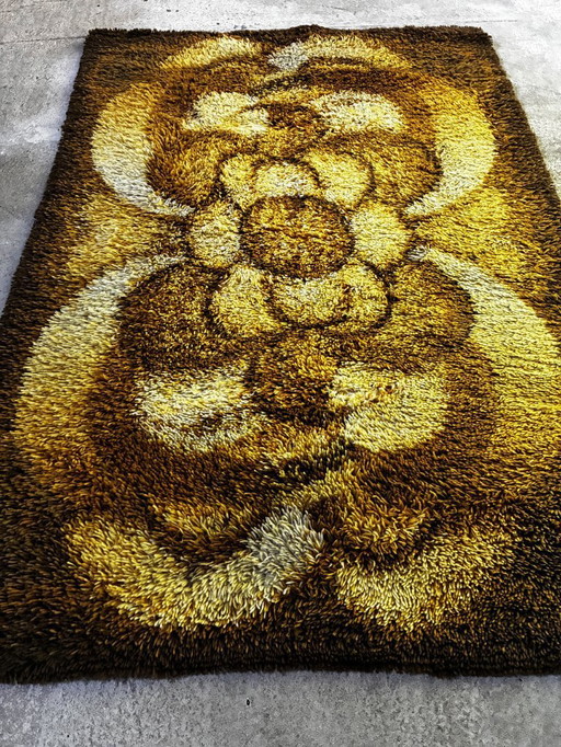 Vintage Rug • Desso • Pop Psyché • 220 cm x 150 cm • 1970
