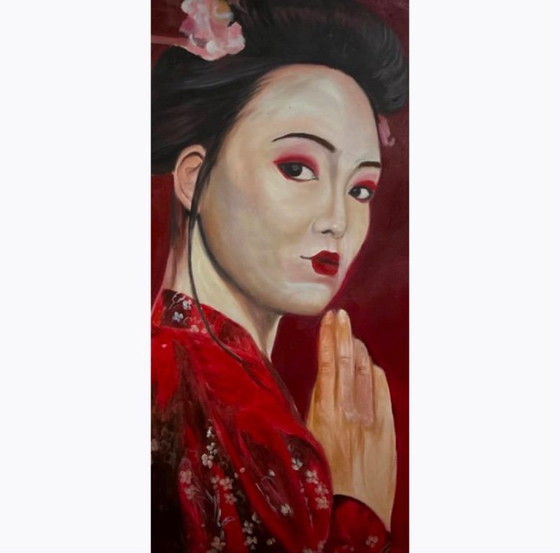 Study of a Geisha (2026) – Paintings & Drawings, Canvas (photo 5 of 5)