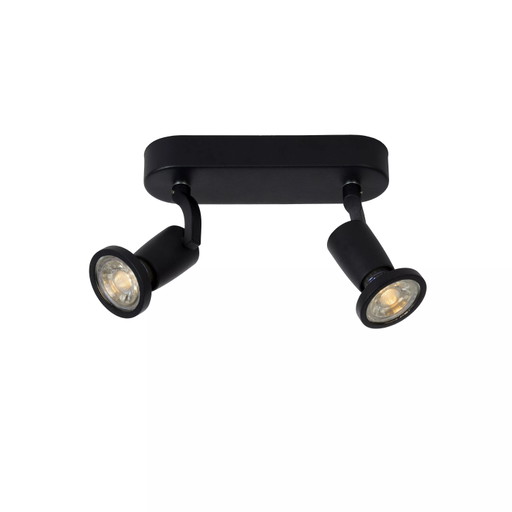 Lucide JASTER-LED Foco de Techo Negro - 2x5W 2700K