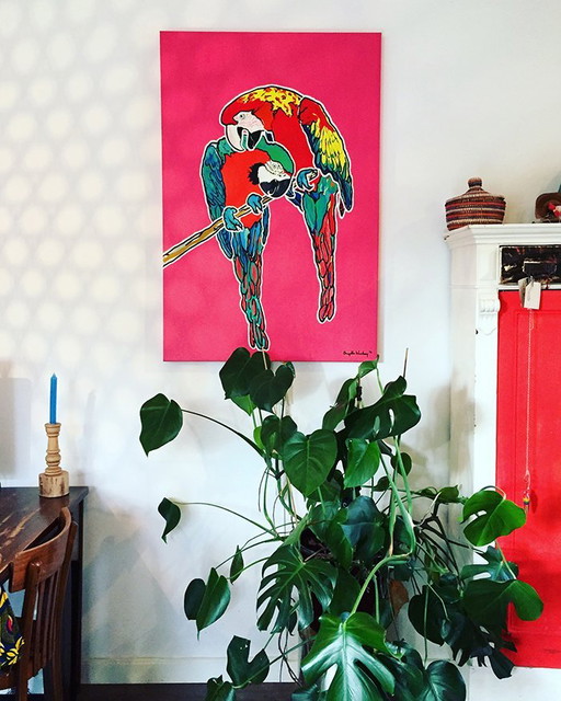 Painting Of Macaws