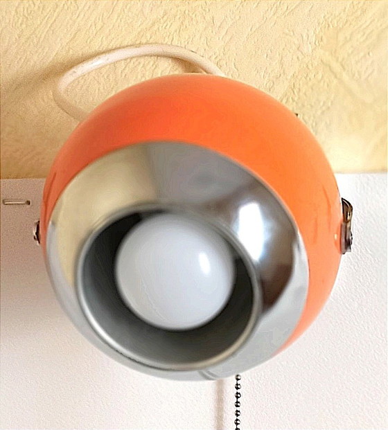 Image 1 of Applique arancione Eye Ball Space Age