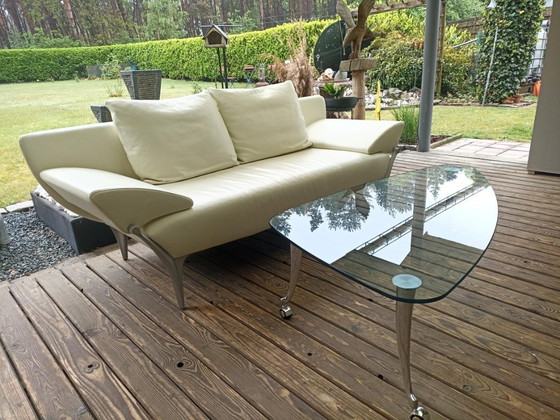 Image 1 of Lederen Designbank "Rolf Benz 1600" . Zeldzame nieuwe staat!