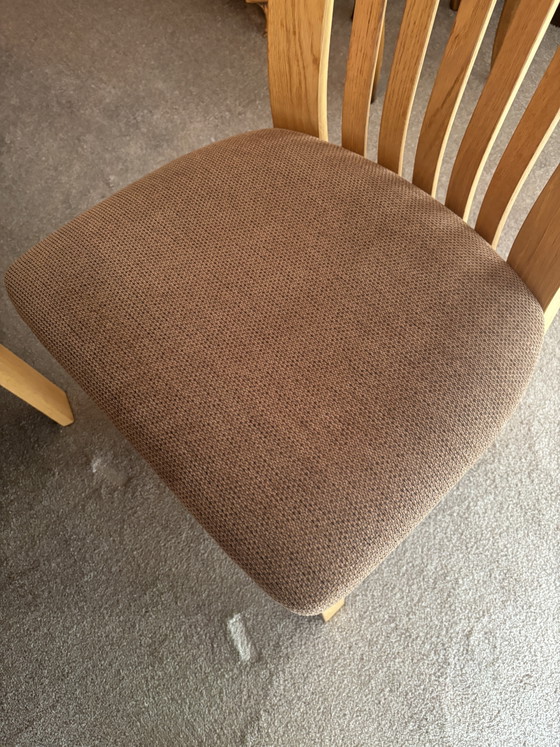 Prachtige set van 4 massief eiken eetkamerstoelen – Other (photo 5 of 5)