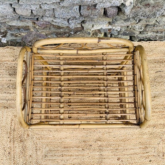 Image 1 of Rattan-Nachttisch