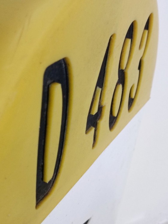 Image 1 of Kilometer marker on a French road, 1990s