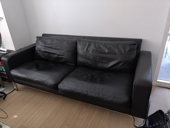 Gispen Bank – Banken, Leather, Metal (photo 3 of 5)