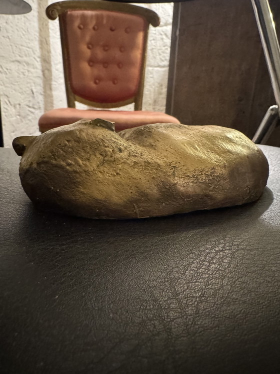 Image 1 of Sculpture ours couché bronze Dacla Seailles