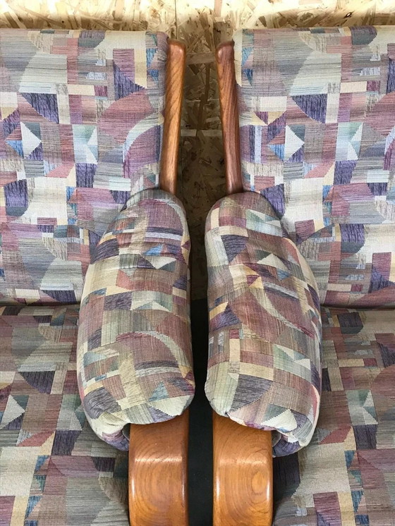 Image 1 of 2x Fauteuil en teck des années 60 70 Easy Chair Olsen & Laursen Danish Design Denmark