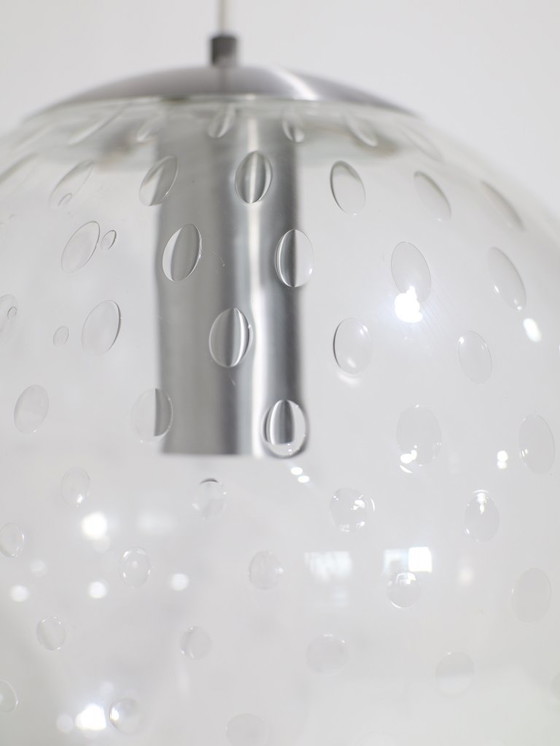 Image 1 of RAAK Amsterdam large glass globe lamp 1960s
