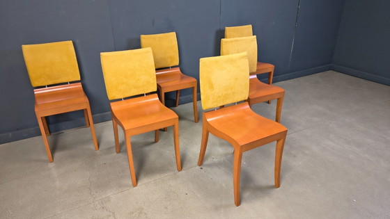 Image 1 of Set aus 6 Finn-Esszimmerstühlen von Ligne Roset, 1990er Jahre