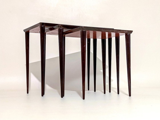 Image 1 of Aldo Tura side tables