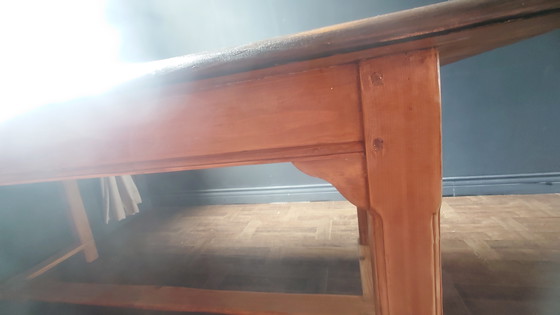 Image 1 of Table de salle à manger industrielle vintage