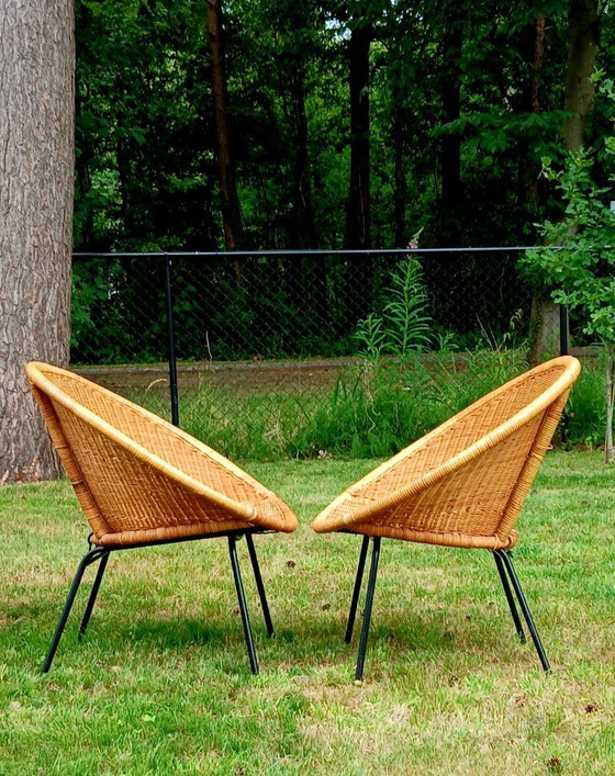 Image 1 of 2 Pitriet Fauteuils/Wicker chairs