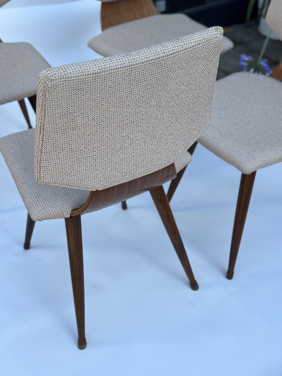 Image 1 of Satz von vier MCM-Esszimmerstühlen