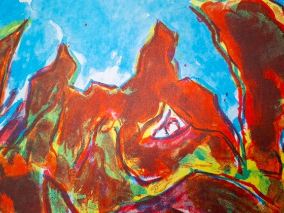 Jan Sierhuis 'Animal de verano' 1985 – Litografías y grabados, Paper (photo 5 of 5)