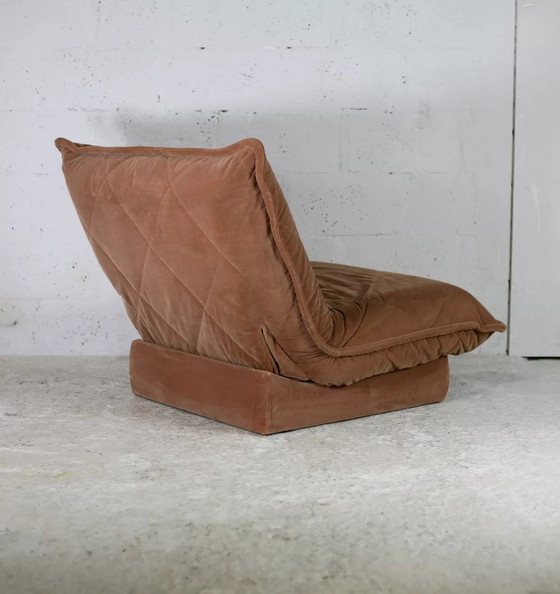 Image 1 of Chauffeuse Velours "Caramel"