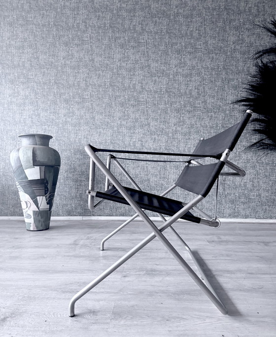 Image 1 of Fauteuil lounge Tecta D4 vintage de Marcel Breuer — Original Eisengarn, années 1970/1980