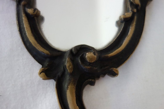 Image 1 of Vintage baroque-style hand mirror