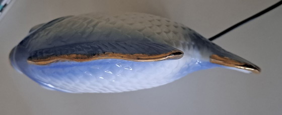 Lampada a forma di pesce in ceramica vintage, da terra, funzionante – Lampade da tavolo (photo 6 of 7)