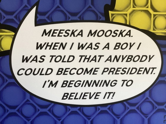 Image 1 of Jack Vissers - Meeska Mooska - offset sobre lienzo - firmado a mano