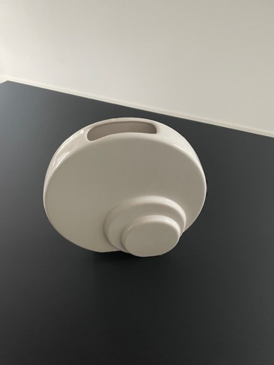 Image 1 of Vintage disc vase in postmodern design