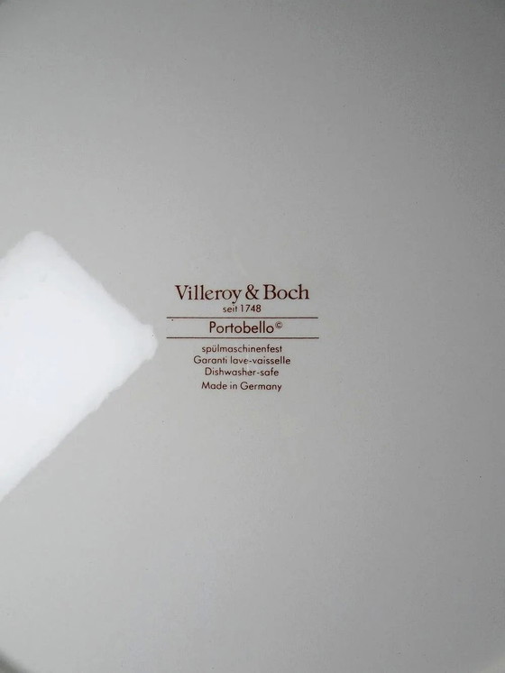 Grande piatto da torta Villeroy & Boch Portobello vintage anni '80-'2000 – Stoviglie, Porcellana (photo 15 of 16)