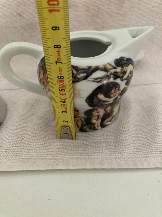 Image 1 of Small vintage Italian porcelain coffee maker