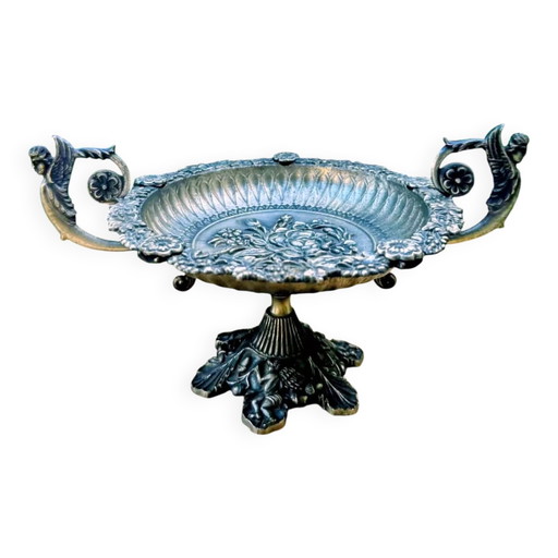 Silver centrepiece from the Art Nouveau period.