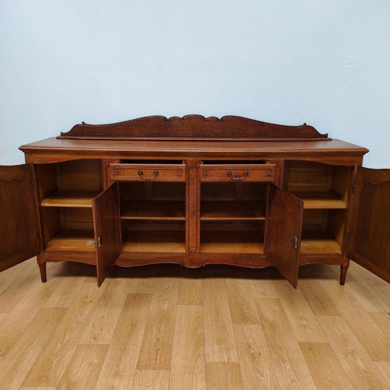Buffet, commode, meuble mural de style Louis XV – Buffet bas, Wood (photo 3 of 20)