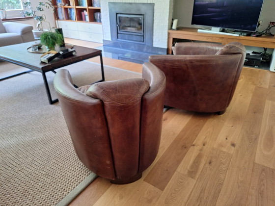 Image 1 of Poltrone vintage in pelle (2x)