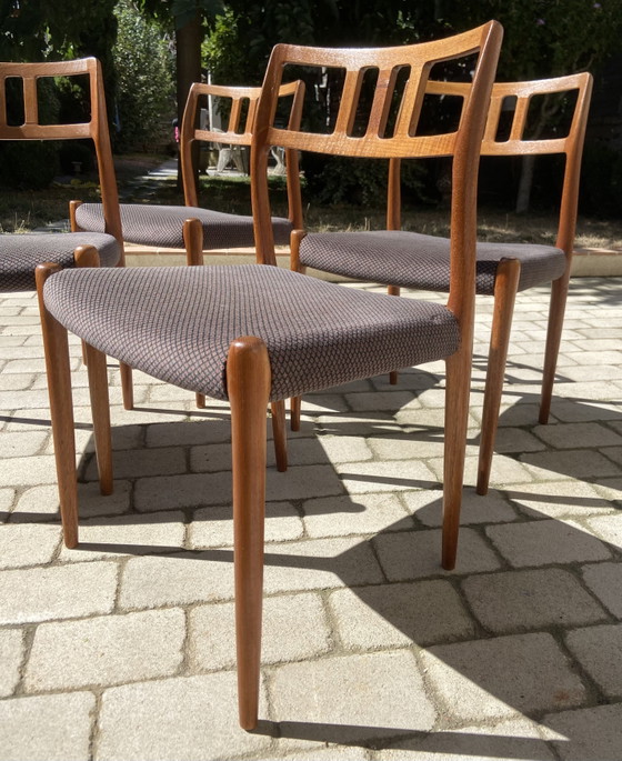 Set Of 4 Niels Otto Møller Model 79 Teak Dining Chairs – J.L. Møllers, Denmark, 1960s – Other (photo 4 of 10)