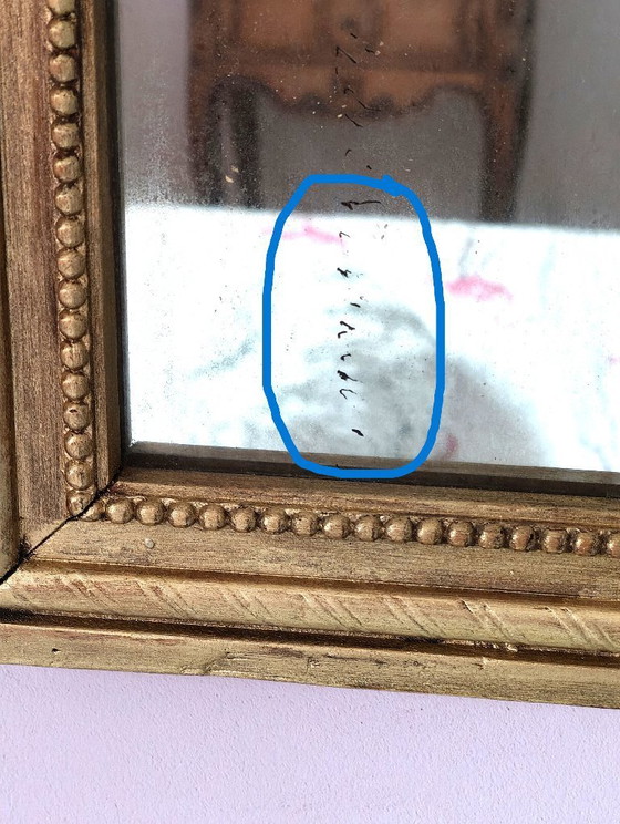Image 1 of Miroir ancien style Louis XVI