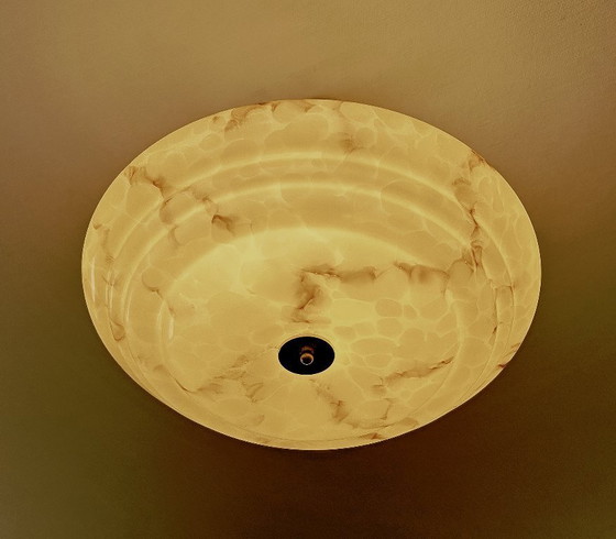 Image 1 of Art Deco Glass Pendant Light