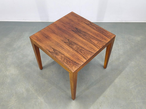 Severin Hansen Haslev Danish Rosewood Side Table 1960s