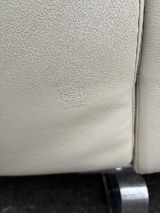 Image 1 of B&amp;B Italia Arne divano di design divano in pelle beige grigio