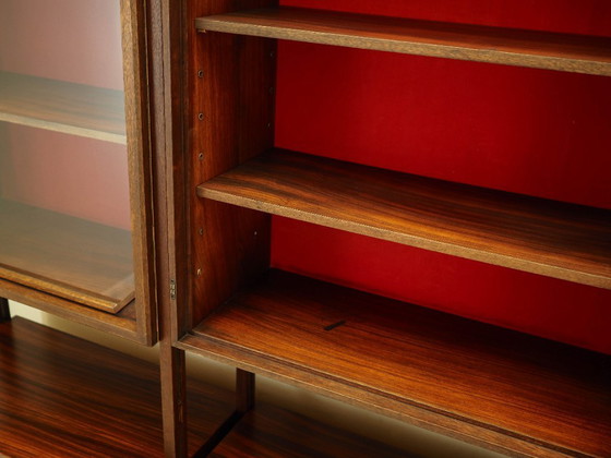Image 1 of Estantería modular de palisandro, diseño italiano, años 60, producción: Italia