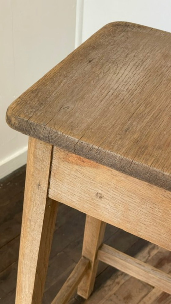 Vintage Oak Craftsman's Stand – Nightstands, Wood (photo 16 of 29)