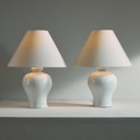 Lampe de table en céramique allemande MK11002, lot de 2