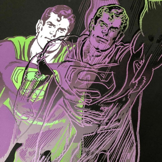 1990s After Andy Warhol "Superman" Lithograph – Lithographs & prints, Paper (photo 6 of 11)