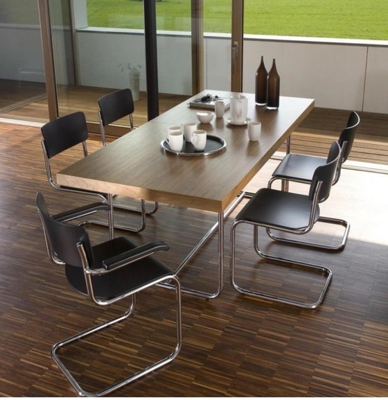 Image 1 of THONET S43 sled chair (6-piece) with and without armrests