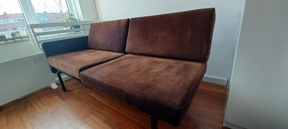 Image 1 of Braunes Gispen-Design-Schlafsofa (Designer: Coen de Vries)