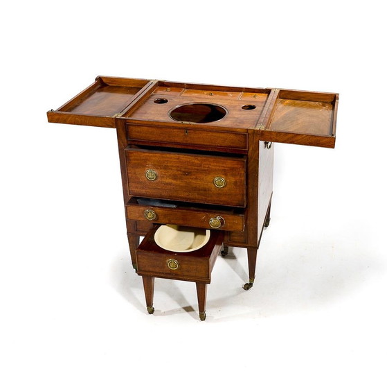 Tocador Inglés de Caoba – William IV, c. 1825-1845 – Barbiere Anglaise Acajou XIX e s, Tocadores, Wood (photo 4 of 10)