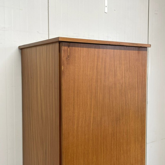 Image 1 of Vintage 1960s 1-door wardrobe kids' room hanging/shelving