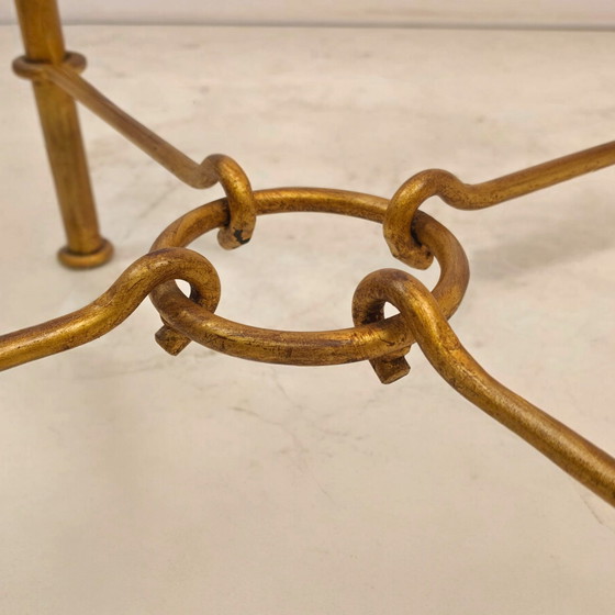 Image 1 of Mesa de centro Banci Italia, modelo Hermes, años 60, oro de mediados de siglo