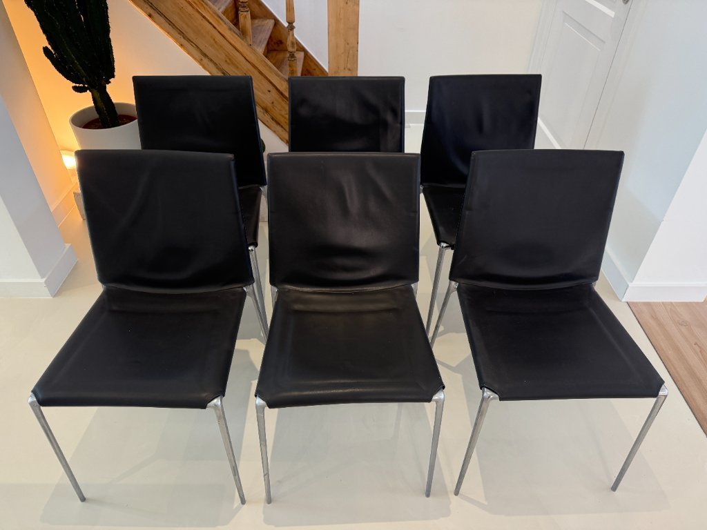 B&B Italia Maxalto – 'Alma' Dining Chairs – 6x | €1,250 | Whoppah