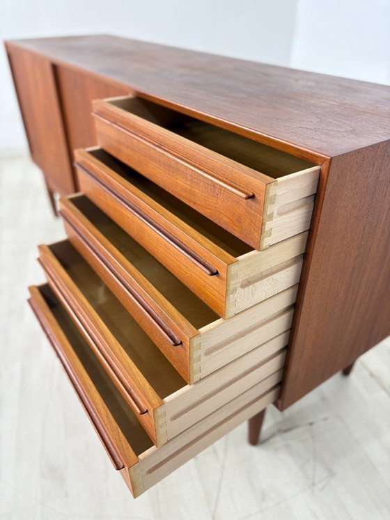 Danish teak sideboard by HP Hansen – Mid-Century living room cabinet from the 1960s – Wood, Vintage (photo 8 of 20)
