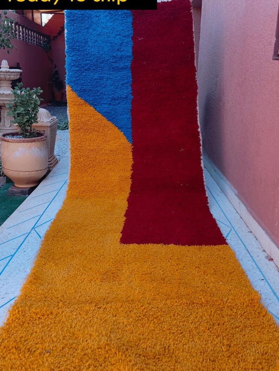 Image 1 of Alfombra de pasillo tradicional tejida a mano, de 75/300 cm.