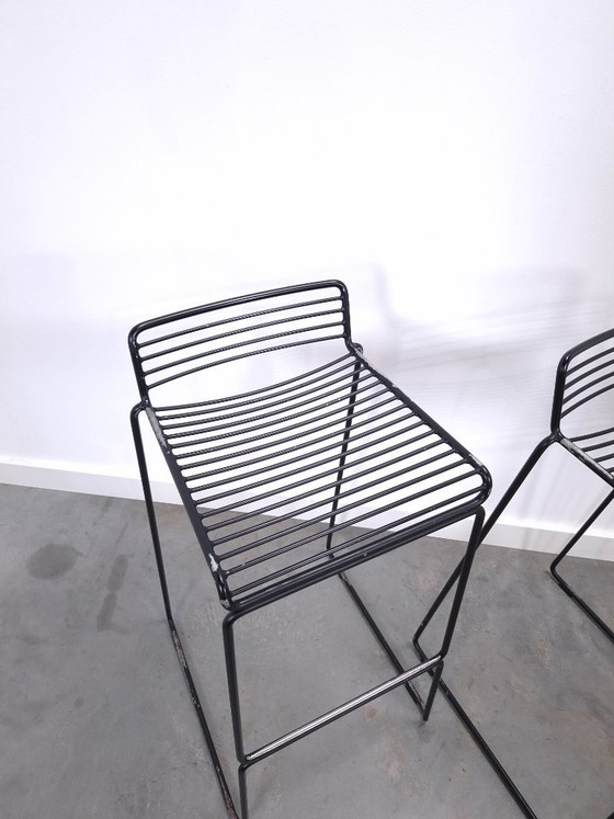 Set of 4 x Black HAY Barstool, Hee Welling – Metal (photo 6 of 18)