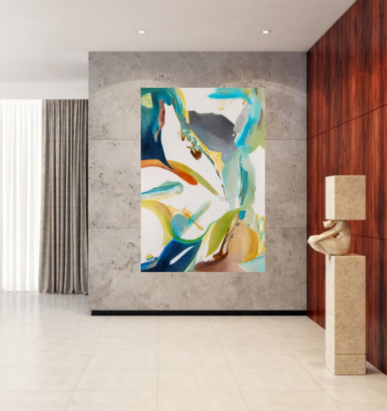 Image 1 of Acrylic painting #wata 150x100cm