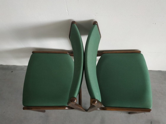 Image 1 of Chaises de salle à manger vintage danoises en teck des années 1960 (style Erik Buch)